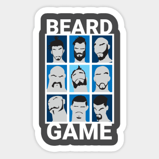 Beard Game Sticker